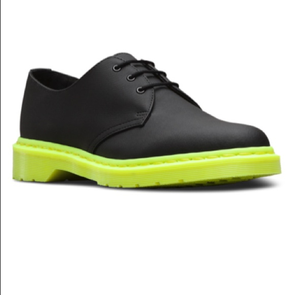 Dr Martens 1461 Black Ajax 3 Eye Men’s Shoes Sz 10